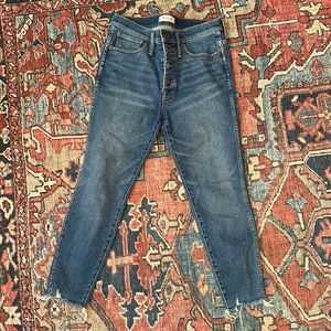Madewell High Rose Skinny size 30p in good used condition